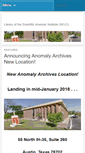 Mobile Screenshot of anomalyarchives.org